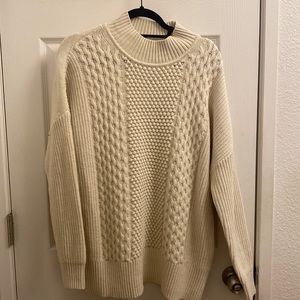 Gap cream cable knit sweater.